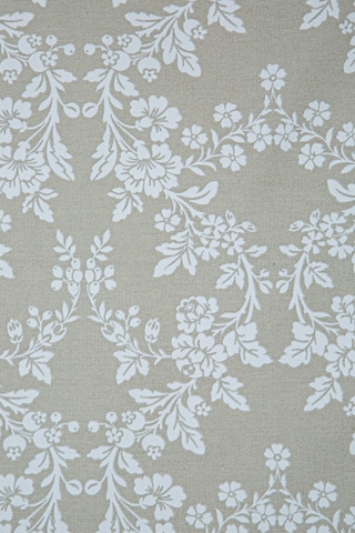 Duck Çiçekli Kırlent Kılıfı Bej Beyaz V1 45x50 Bej
