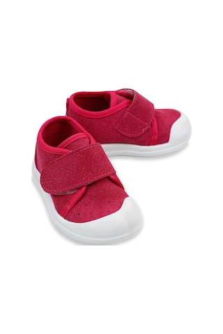 Civil Baby Kız Bebek Keten İlk Adım Ayakkabısı 19-21 Numara Fuşya Fuşya