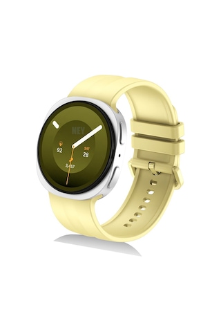 Samsung Galaxy Watch 9/8 40mm 44mm Classic 46mm Lansman 1-1 Kordon Spor Silikon Band Str-86