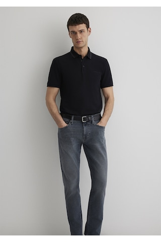Mavi - Siyah Polo Tişört 0611829-900 Siyah