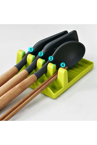 Homyl Damlama Pedi Ile Pp Kaşık Dayanağı Isıya Yeşil Yeşil