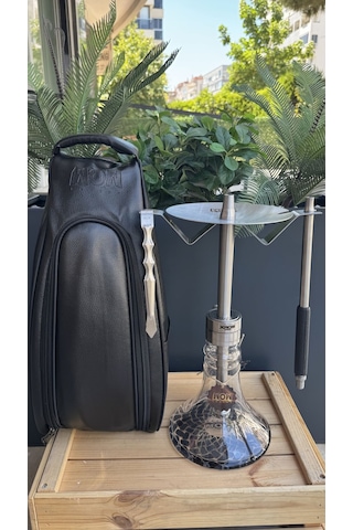 V33 Xros Pro-dip Dekor Black Nargile Takımı
