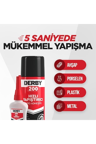 200ml Mdf Hızlı Yapıs Tırıcı Seti
