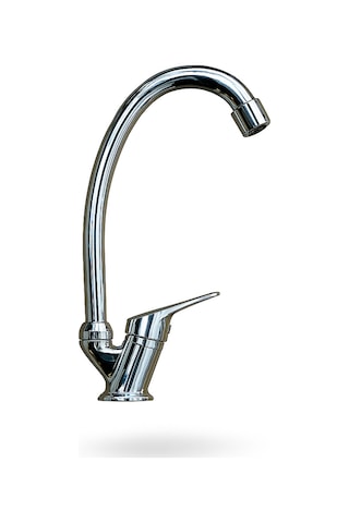 Mix Tek Girişli Model Tezgah Üstü Lavabo Bataryası Krom