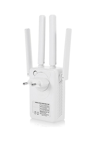 Lineon 300 Mbps 4 Antenli Wifi Repeater Router