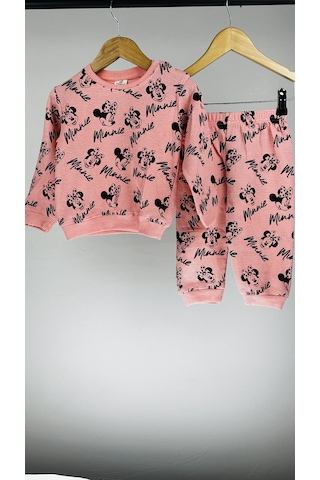 Kız Bebek 2 Li Günlük Pamuklu Takım Alt Üst Günlük Şık Set 6 24 A SOMON