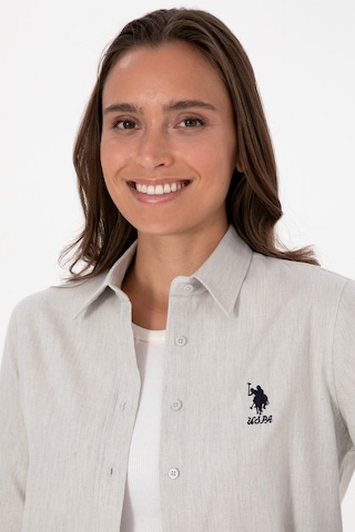 U.s. Polo Assn. Kadın Ekru Gömlek Basic 50316518-vr019 Ecru