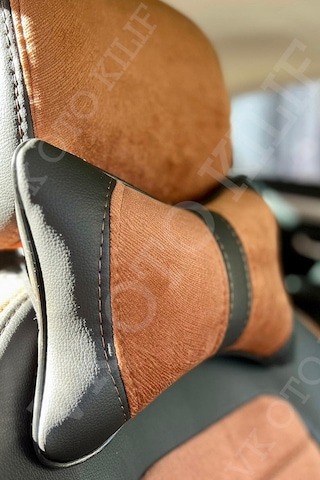 Vk Auto Volkswagen Passat Cc Araca Özel Koltuk Kılıf Kahve-siyah