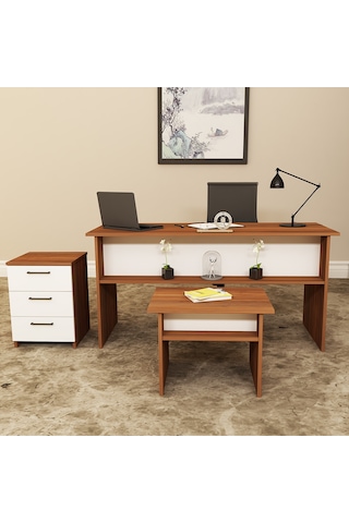KALENDER DEKOR MERKÜR-1-2-3 OFİS BÜRO MASASI TAKIMI MRK03