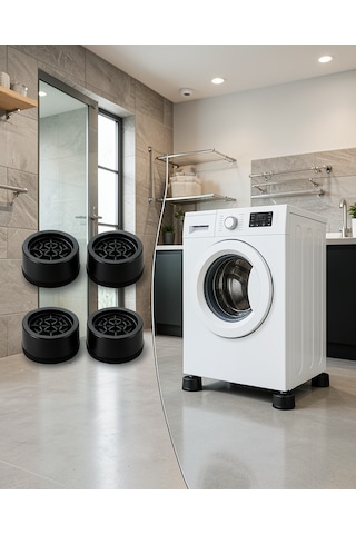 4 Adet Kaymaz Tabanlı Makine Ayak Yükseltici Uczzhnx2098-1 0.2 L