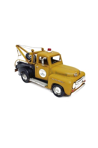 Vintage Eskitme Metal Çekici Kamyonet 33cm