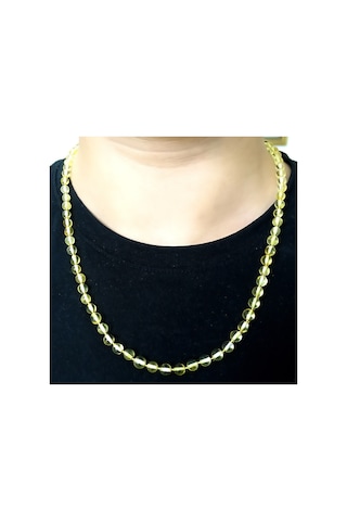 Sertifikalı Ukrayna Damla Kehribar Kolye N11.37220 Bronz