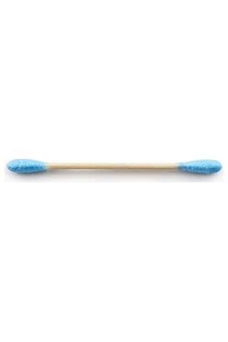 The Humble Co. - Humble Brush Swabs - Blue, Bambu Kulak Çubuğu Mavi, Çevre Dostu Pamuklu Kulak Çubukları, Plastik İçermeyen Ambalaj, Doğal Renkli Pamuktan Kulak Çubukları 50 x 22
