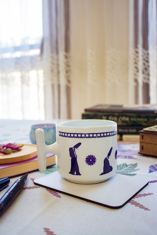 Semazenin Halleri 2 T Kulplu Seramik Kupa Bardak