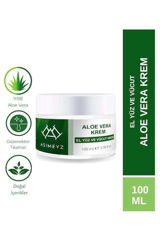 Asimeyz Nemlendirici ve Yatıştırıcı Aloe Vera Krem 100 ML