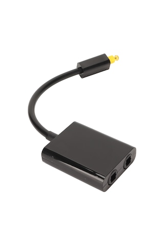 Kosona Optik Kablolu Splitter 1 Giriş 2 Çıkış Ses Dağıtıcı - Dijital Ses Aktarımı, Dts Surround, Dayanıklı Abs Malzeme, 15cm Uzunluk