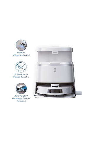 Ecovacs Deebot T30 Pro Akıllı Robot Süpürge ve Paspas