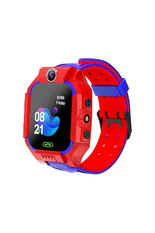 Leezsing Çocuklar İçin Akıllı Saat: Oyunlar, Uzaktan Fotoğraf Çekme, Sos Acil Yardım, Kırmızı Renk Çok Renkli