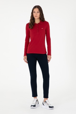 U.s. Polo Assn. Kadın Lacivert Pantolon Kanvas-chino 50290499-vr033 Lacivert
