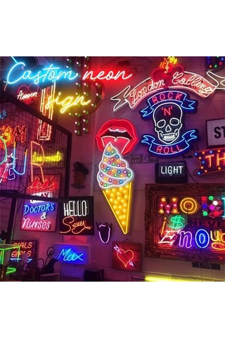 Honeybeeshop Neon Fıne Nf Ozel Neon Isik Soğuk Beyaz 30.48cm 5 Harf Kisiles Tirilebilir Led Aydınlatma Usb Ev Ofis Dugun Dogum Gunu Parti Dekorasyonu