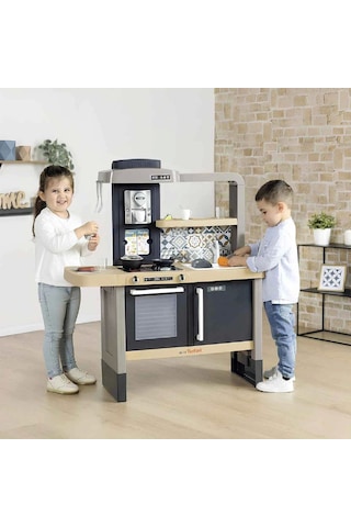 İnteraktif Tefal Evo New Yükseklik Ayarlı Çocuklar İçin Mutfak Oyun Seti Yeni
