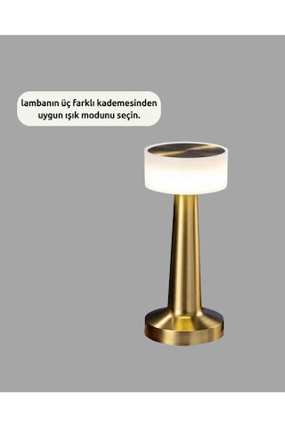 Şarj Edilebilir Led Masa Lambası Usb Girişli, Metal Yapı Karışık