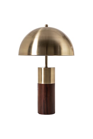 Mudo Home Walnut Abajur Altın