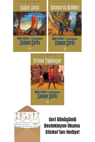 Zaman Çarkı Serisi 14: Işığın Anısı Ciltli + Zaman Çarkı Serisi 13: Geceyarısı Kuleleri Ciltli + Zaman Çarkı Serisi 12: Fırtına Toplanıyor