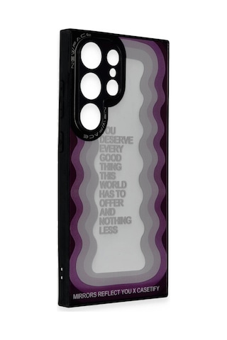 Samsung GalaxyUyumlu S23 Ultra Kılıf Mirror Desenli Kapak - Mirror - 5 Çok Renkli