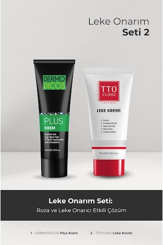 Clınıc Leke Kremi 75ml + Dermodıcos Plus Krem 30ml Hediye
