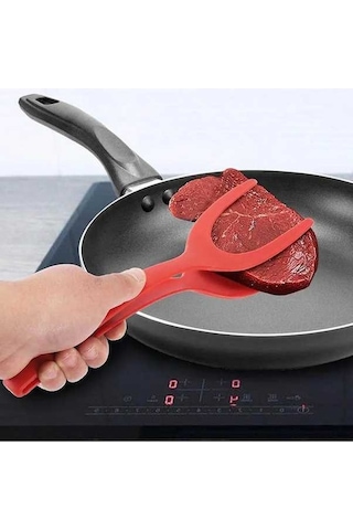 Ulzyvf Yumurta Yapışmaz Turner Tost Spatula Siyah Siyah Pişirme Mutfak Maşa Krep Kızarmış Kelepçe Kavrama İn Gıda Flipper Ekmek Çevirme Aksesuarları 2 1 Ns Siyah