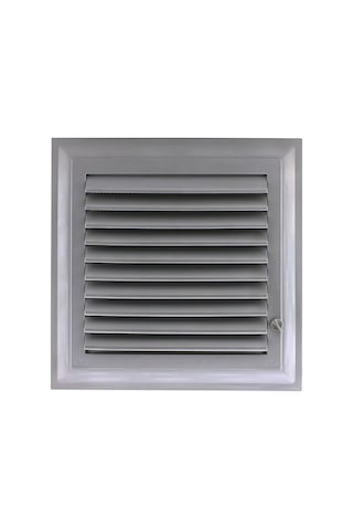 Lexroo Menfez Banyo Wc Tuvalet Havalandırma Plastik Panjur Gri 45x65 Cm