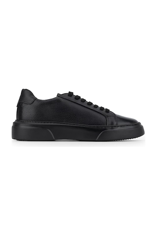 Tamer Tanca Erkek Hakiki Deri Siyah Sneakers & Spor Ayakkabı 13 2033 Erk Ayk Sk26-27 Syh/syh Tbn Siyah1