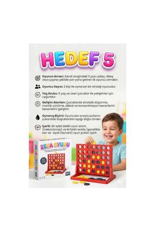 Hedef 5 Zeka Ve Strateji Oyunu - Çocuklar Ve Yetişkinler İçin Akıl Oyunları