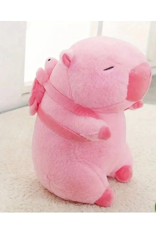 Cappy Capybara Peluş Pembe Renk 40 Cm Cappysnug Capyberry Cappylush Pembe