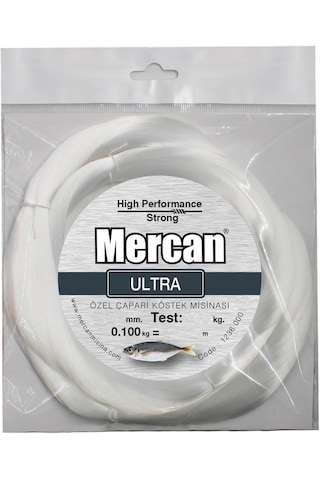 Mercan Ultra(Özel) Çapari Köstek Misinası 0.100 KG