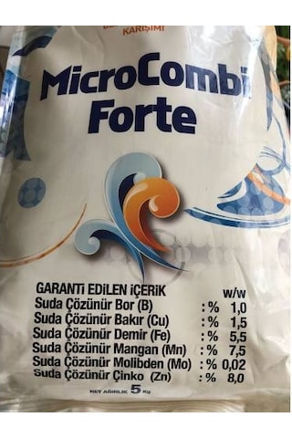 Micro Combi Forte Iz Element Yaprak Ve DaMLa Sulama Gübresi 5KG Micro Combi Forte Iz Element Yaprak Ve DaMLa Sulama Gübresi 5KG