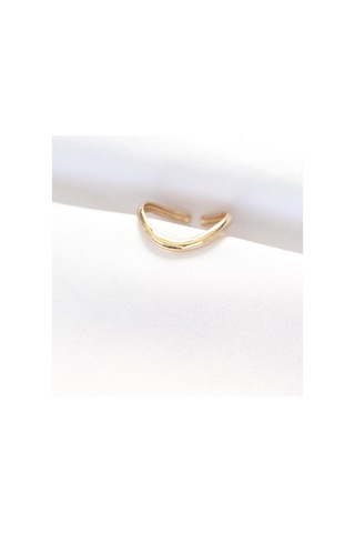 Yassı Gold Renk Ayarlanabilir Yüzük Altın