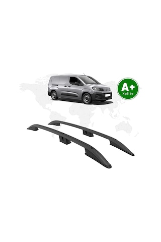 Peugeot Partner Tavan Çıtası Uzun Şasi 2024 Model Ve Sonrası Siyah