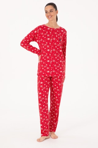 U.s. Polo Assn. Kadın Kırmızı Pijama Takım 50318877-vr030 Kırmızı
