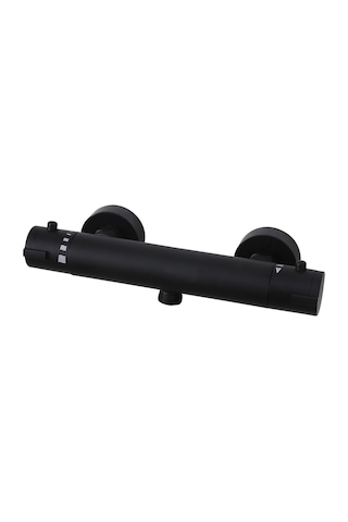 Fause Ktb102-B Siyah Termostatik Banyo Duş Bataryası Mat Siyah