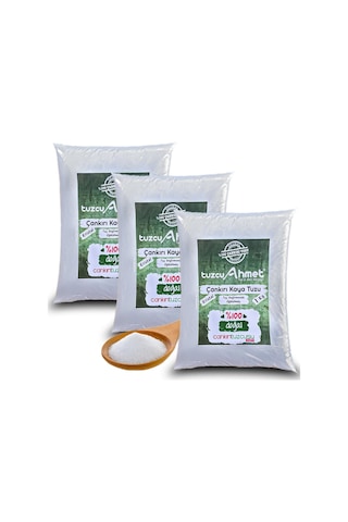 3 KG Kristal Çankırı Kaya Tuzu - Taş Değirmende Öğütülmüş