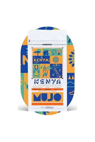 Kenya Aa Top Karigu, Kirinyaga Çekirdek Kahve-1000gr-çekirdek Kahve Çekirdek Kahve