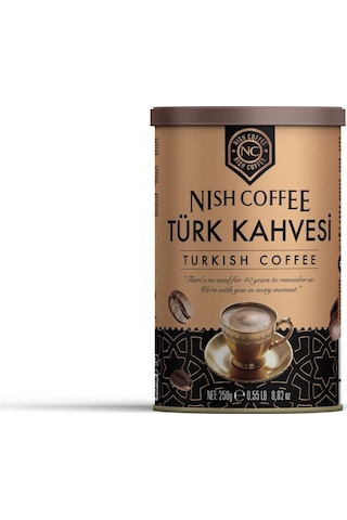 Nish Türk Kahvesi 2 X 250 Gr Teneke Kutu Türk Kahvesi