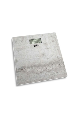 Sinbo SBS-4451 Baskül, Tartı, Dijital Terazi Beyaz Gri