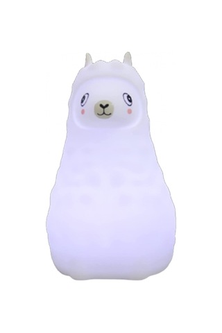 Led Gece Lambası, Karikatür Hayvan Çocuk Lambası Renk Değiştiren Silikon Bebek Odası Lambası Başucu Lambası Şarj Edilebilir Kablosuz Gece Lambası Alpaka
