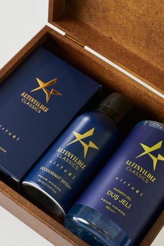 Altınyıldız Classics AC Virtuel Erkek Parfüm EDP 100 ML + Duş Jeli 400 ML + Erkek Sprey Deodorant 150 ML