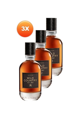 Avon Wild Country Erkek Parfüm EDT 3 x 75 ML