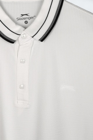 Slazenger Zınovıa Erkek Polo Yaka Beyaz Tişört