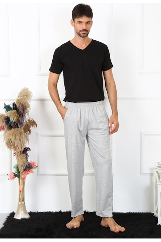 Akbeniz Erkek Pamuk Gri Tek Alt Pijama 27495 Gri